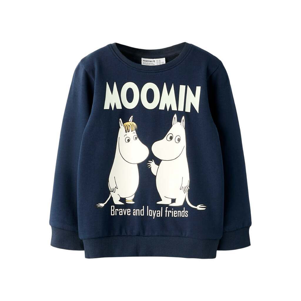Name It Sloli Moomin Sweat Shirt - Navy Blazer - 92 cm