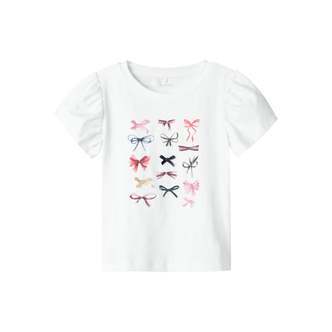 Name It Filly SS Top - Bright White - 80 cm