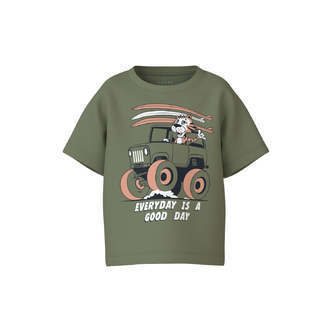 Name It Vagno T-shirt - Oil Green - 86 cm