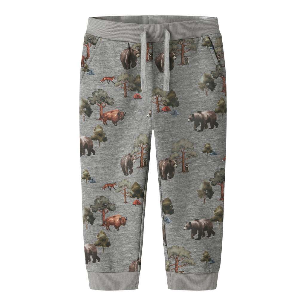 Name It Olin Sweat pants - Grey Melange - 92 cm
