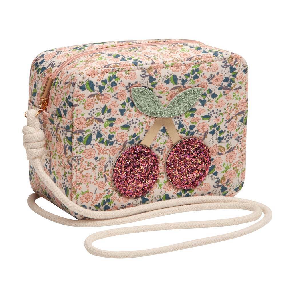 Mimi & Lula Skuldertaske - Floral Cherries Florence