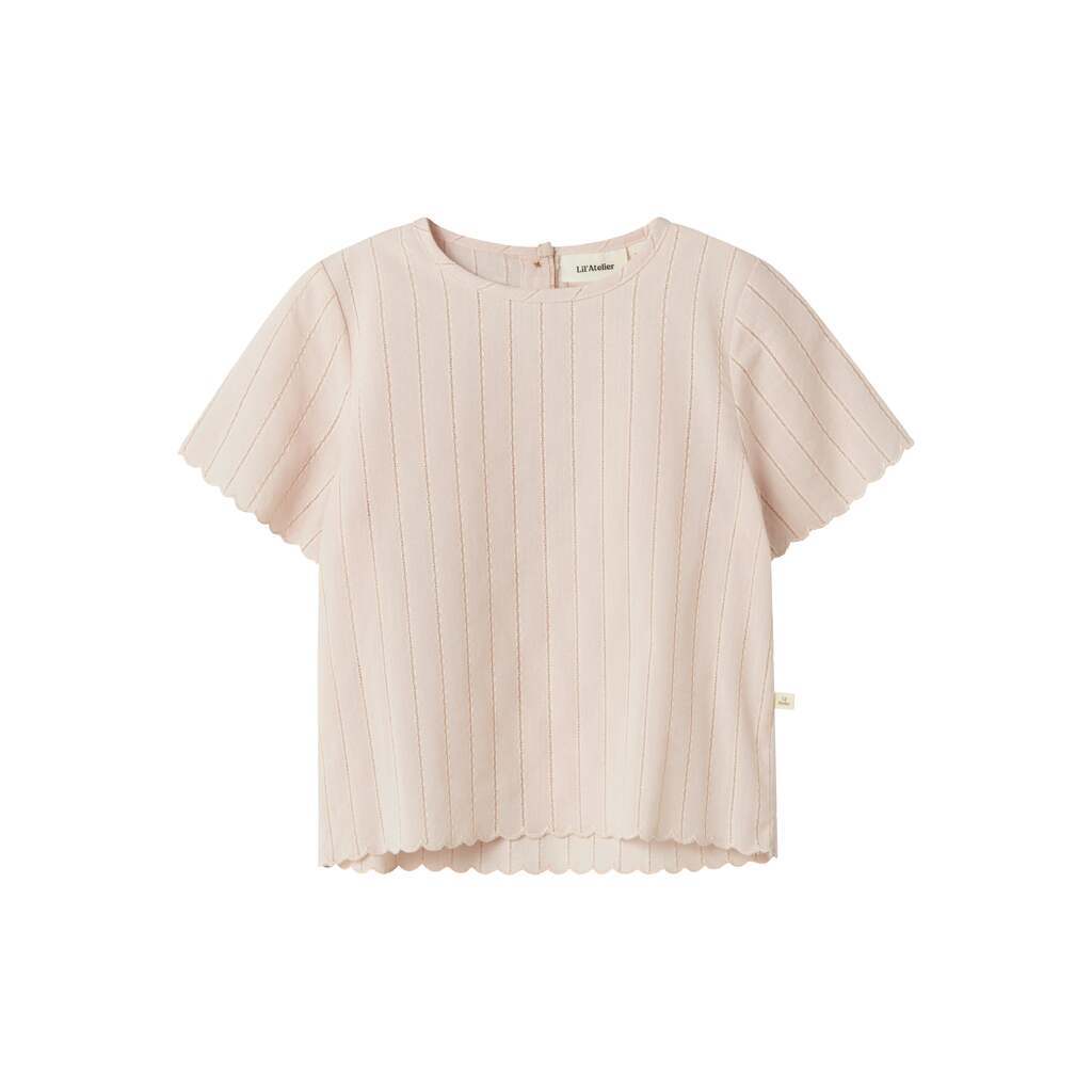Lil Atelier Dalila Loose Shirt - Peach Whip - 92 cm