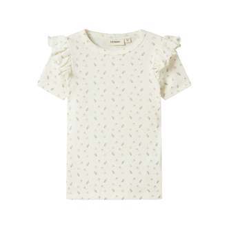 Lil Atelier Gago Kuo Slim Top - Coconut Milk - 92 cm