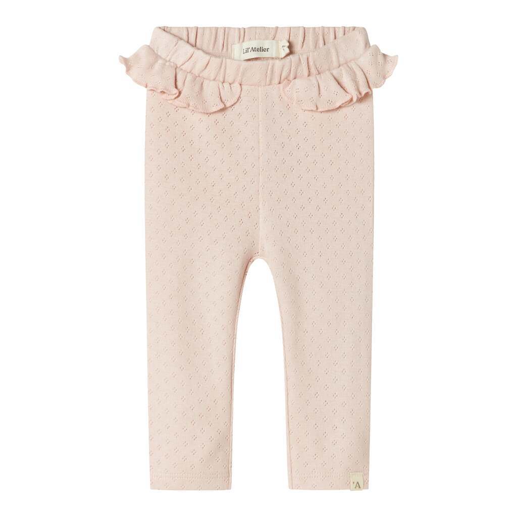 Lil Atelier Rachel Nyn Slim Leggings - Peach Whip - 56 cm