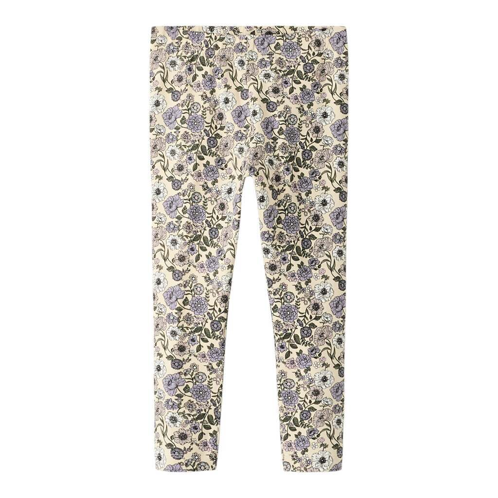 Name It Nikala Leggings - Buttercream/Big Flower - 86 cm