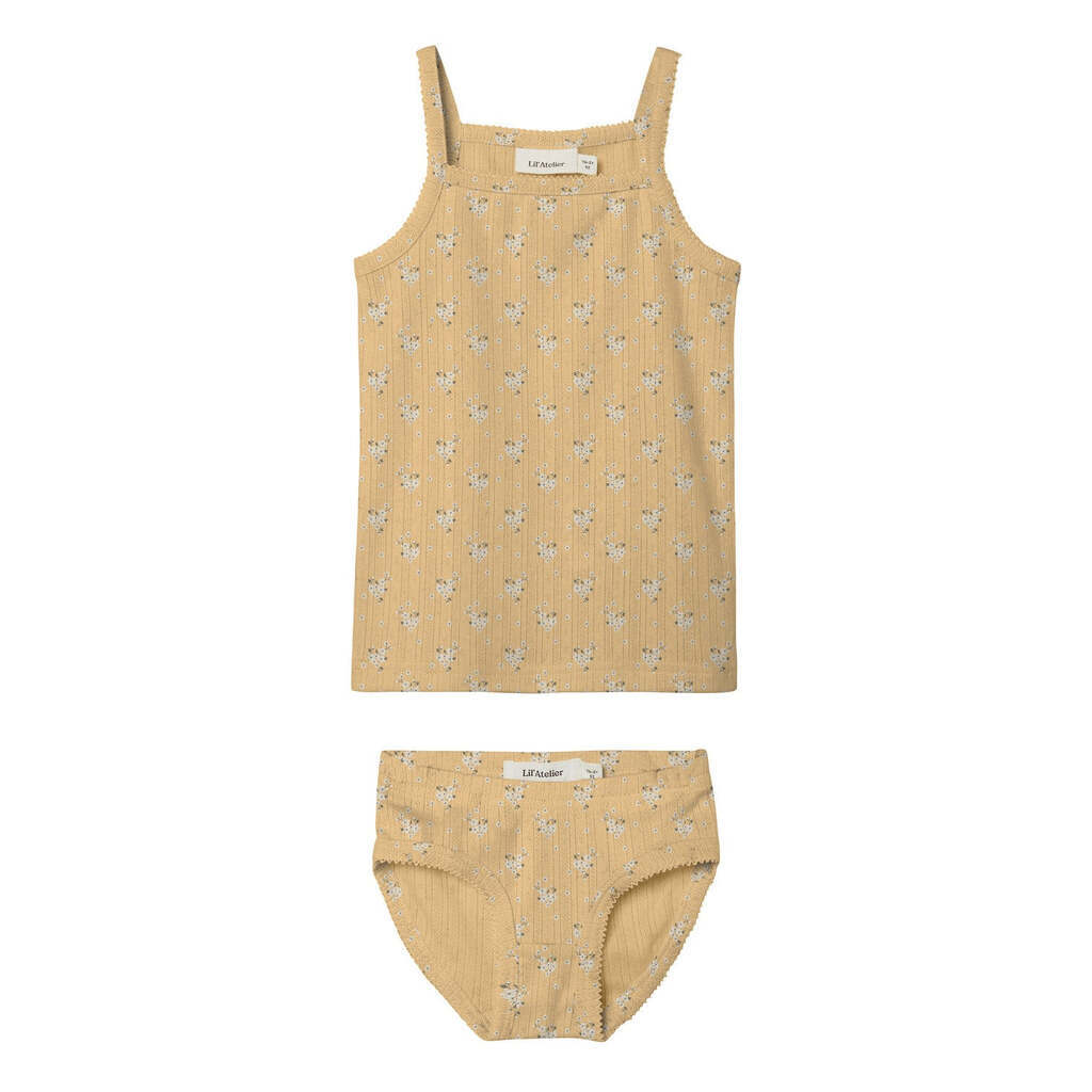 Lil Atelier Lola Undertøj Sæt - Sahara Sun - 92 cm