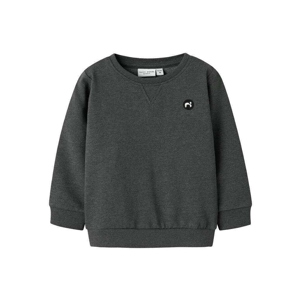 Name It Vimo Sweat shirt NOOS - Dark Grey Melange - 80 cm