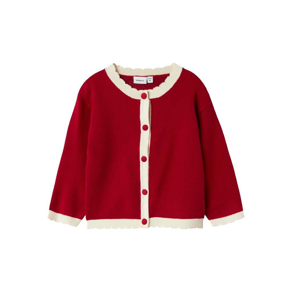 Name It Ralbo Knit Cardigan - Jester Red - 92 cm