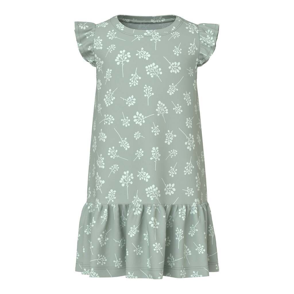 Name It Vida Dress - Aqua Gray - 92 cm
