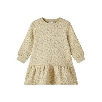 Lil Atelier Selma Loose Dress - Moss Gray - 92 cm