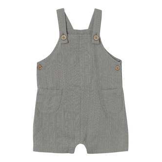 Lil Atelier Hessa Loose Overall Shorts - Frost Gray - 56 cm