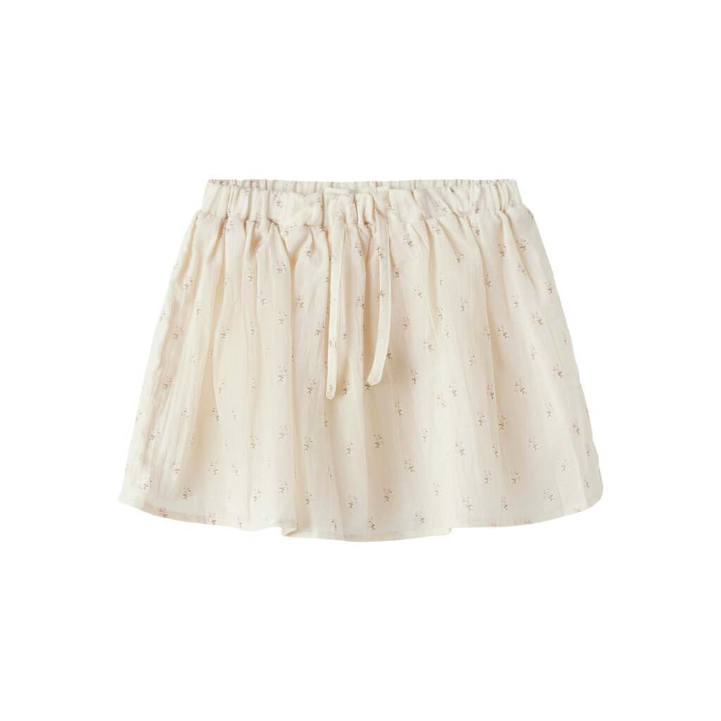 Lil Atelier Noanna Skirt - Turtledove/Flowers - 92 cm