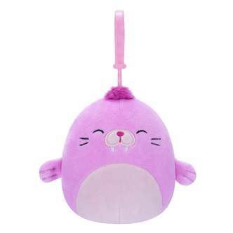 Squishmallows - Clip On Pepper the Pink Walrus 9 cm