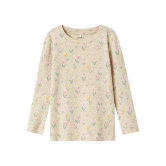 Name It Flowerkab Top - Peyote Melange - 92 cm