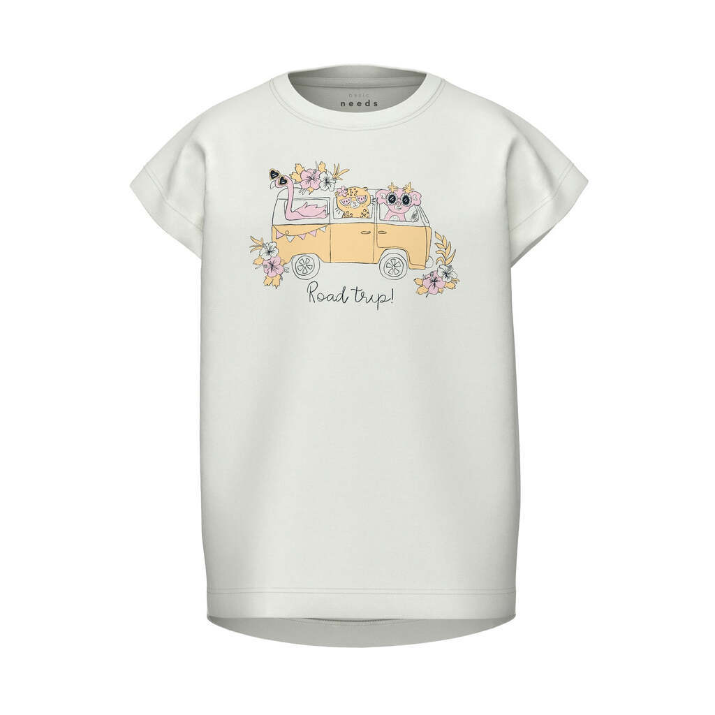 Name It Violet T-shirt - Bright White - 80 cm