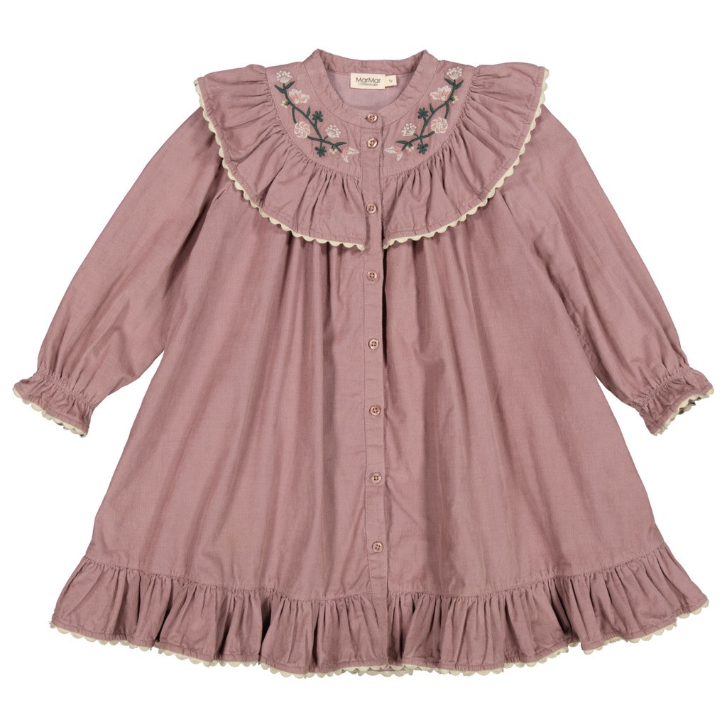 MarMar Dalina Fine Cord Dress - Dusty Mauve - 92 cm / 2 år
