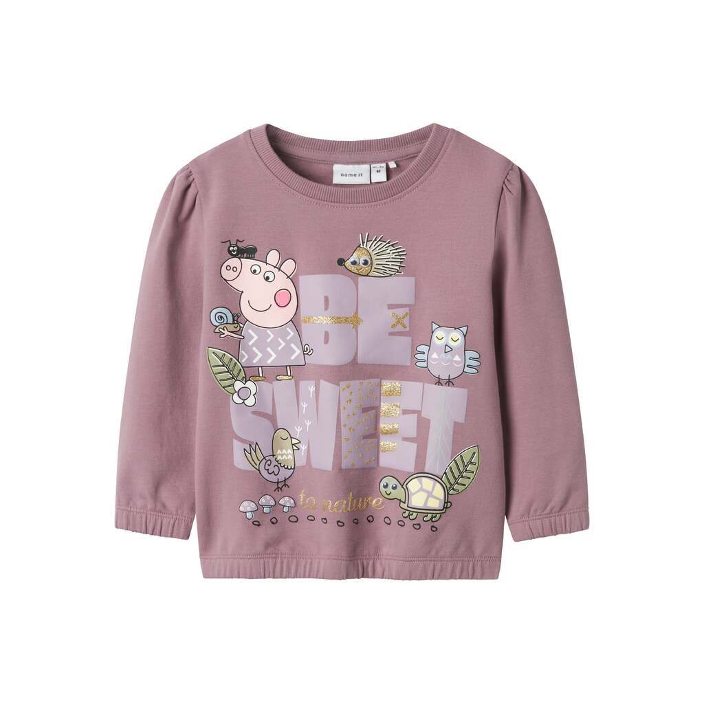 Name It Dyffina Gurli Gris Bluse - Elderberry - 92 cm