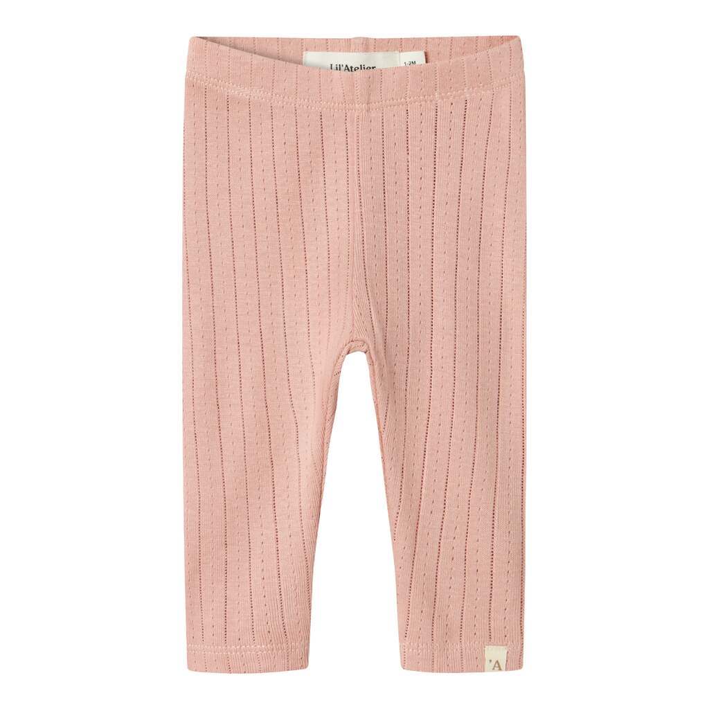 Lil Atelier Rachel Nis Slim Leggings - Misty Rose - 56 cm