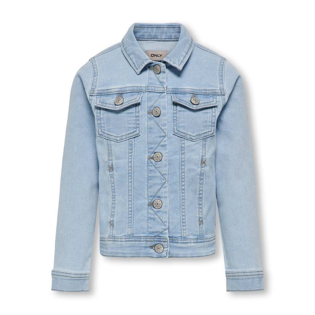 Only Mini Sara Denim Jacket NOOS - Light Blue Denim - 92 cm