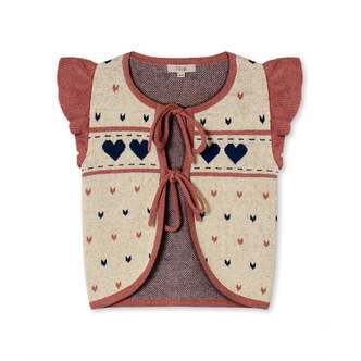 Fliink Nova Multi Heart Vest - Sandshell - 86 cm