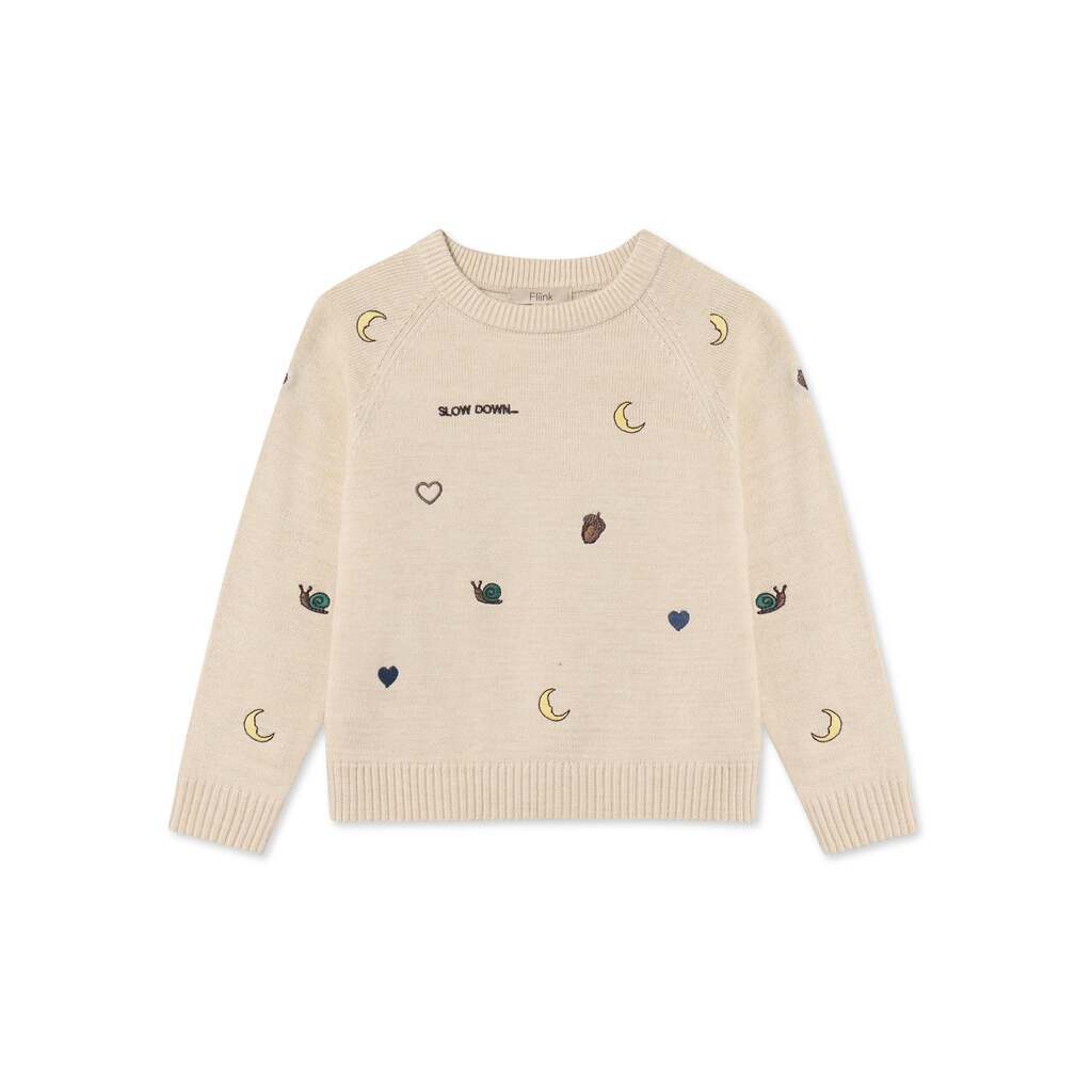 Fliink Benna Icon Pullover - Sandshell - 80 cm
