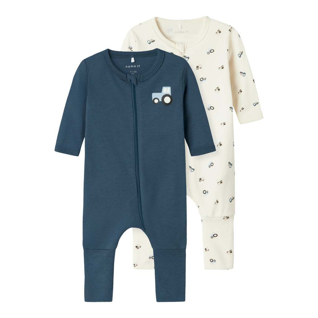 Name It Nightsuit 2 pak Tractor - Jet Stream - 50 cm