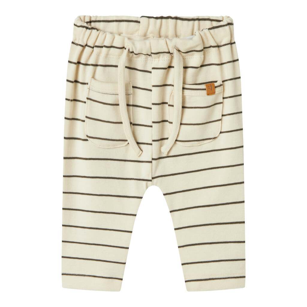 Lil Atelier Geo Lim Loose Pants - Turtledove - 56 cm