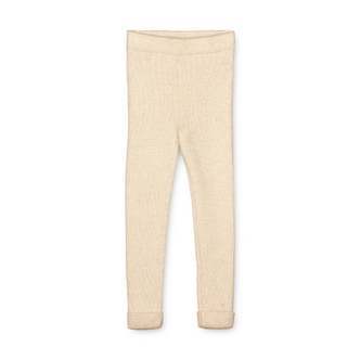 Fliink Benna Rib Leggings - Sandshell - 80 cm