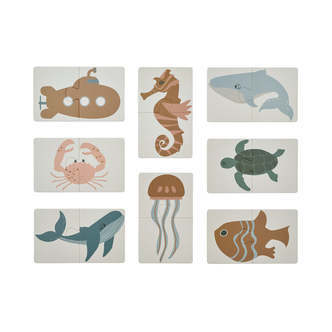 Liewood Brett Puslespil 8 sæt - Sea Creature / Sandy
