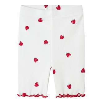Name It Jillie Slim Biker Shorts - Bright White - 92 cm