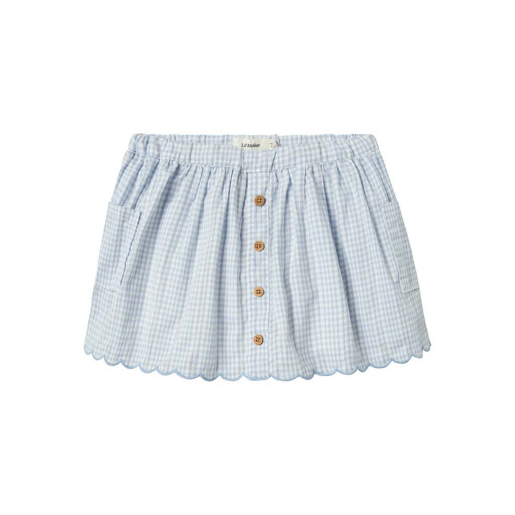 Lil Atelier Hazelle Skirt - Zen Blue - 92 cm