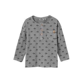 Lil Atelier Liam Loose Shirt - Quiet Shade - 92 cm