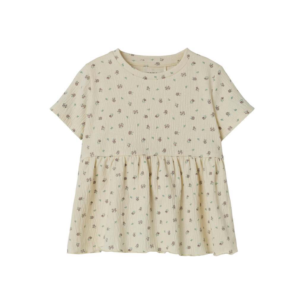 Name It Jannis SS Top - Bleached Sand - 92 cm