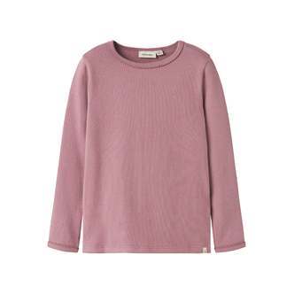 Lil Atelier Thora Haf Slim Top - Nostalgia Rose - 92 cm