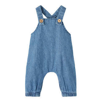 Lil Atelier Rongel Loose Overall - Blue Denim - 56 cm