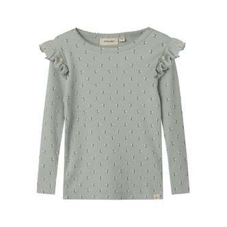 Lil Atelier Gago Kuo Slim Shirt - Mirage Gray - 92 cm