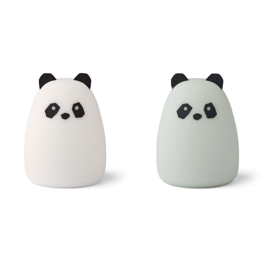 Liewood Callie Lampe 2 pak - Panda Creme de la creme / Dove Blue