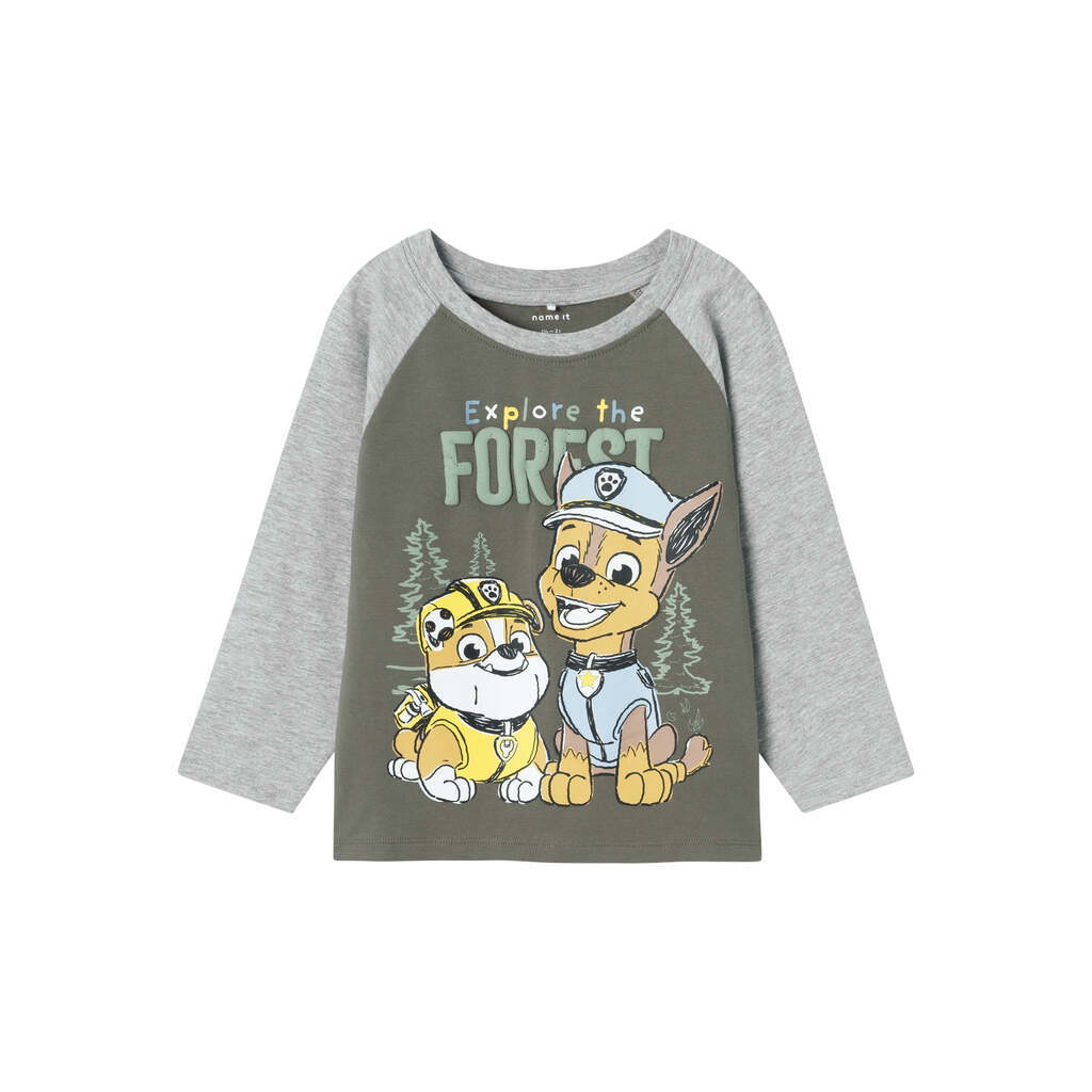 Name It Sente Paw Patrol bluse - Tea Leaf - 86 cm