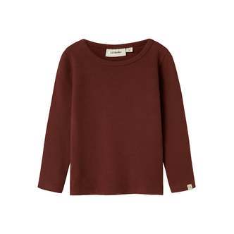 Lil Atelier Thora Hir Slim Top - Hot Chocolate - 92 cm