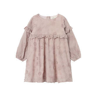 Lil Atelier Odana Loose Dress - Shadow Gray - 92 cm