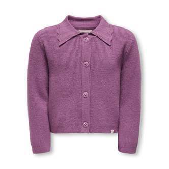 Only Mini KayaKatja Life Cardigan - Argyle Purple - 92 cm