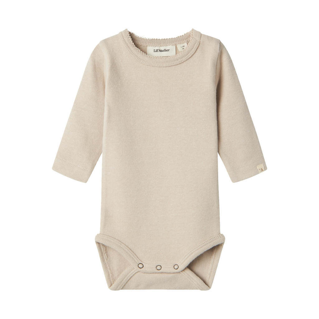 Lil Atelier Thoro Hir Slim Body - Gray Morn - 56 cm