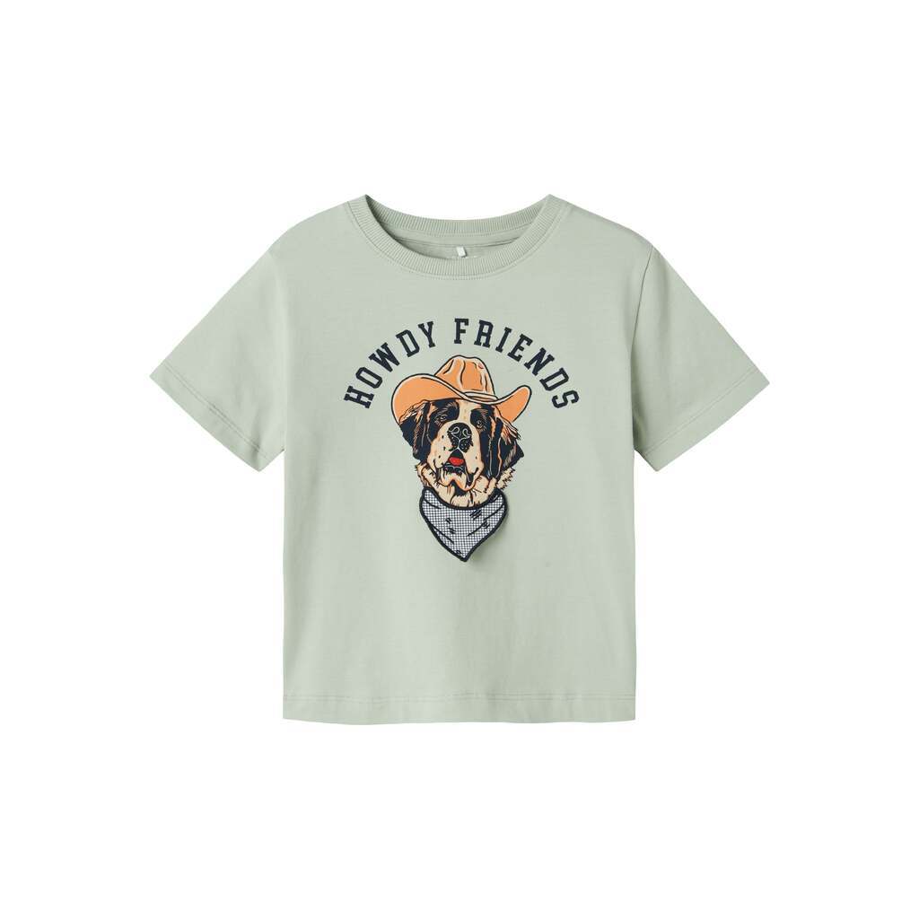 Name It Hasse Top - Aqua Gray - 92 cm