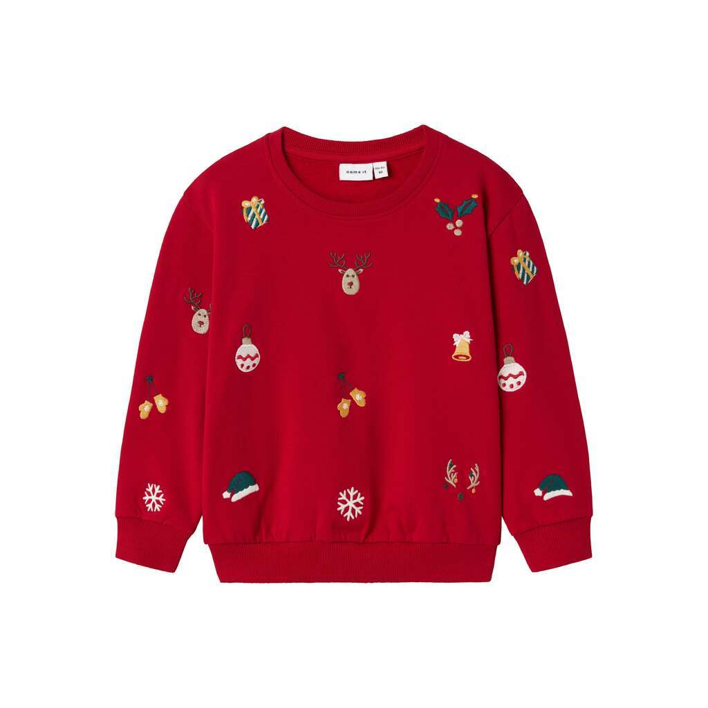 Name It Kringle Sweat shirt - Jester Red - 86 cm