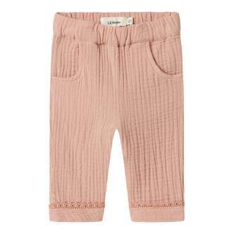 Lil Atelier Lulu Pants - Misty Rose - 68 cm