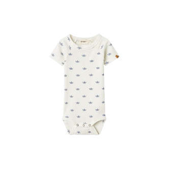 Lil Atelier Lavo Eni Slim Body - Coconut Milk/Paper Boat - 56 cm
