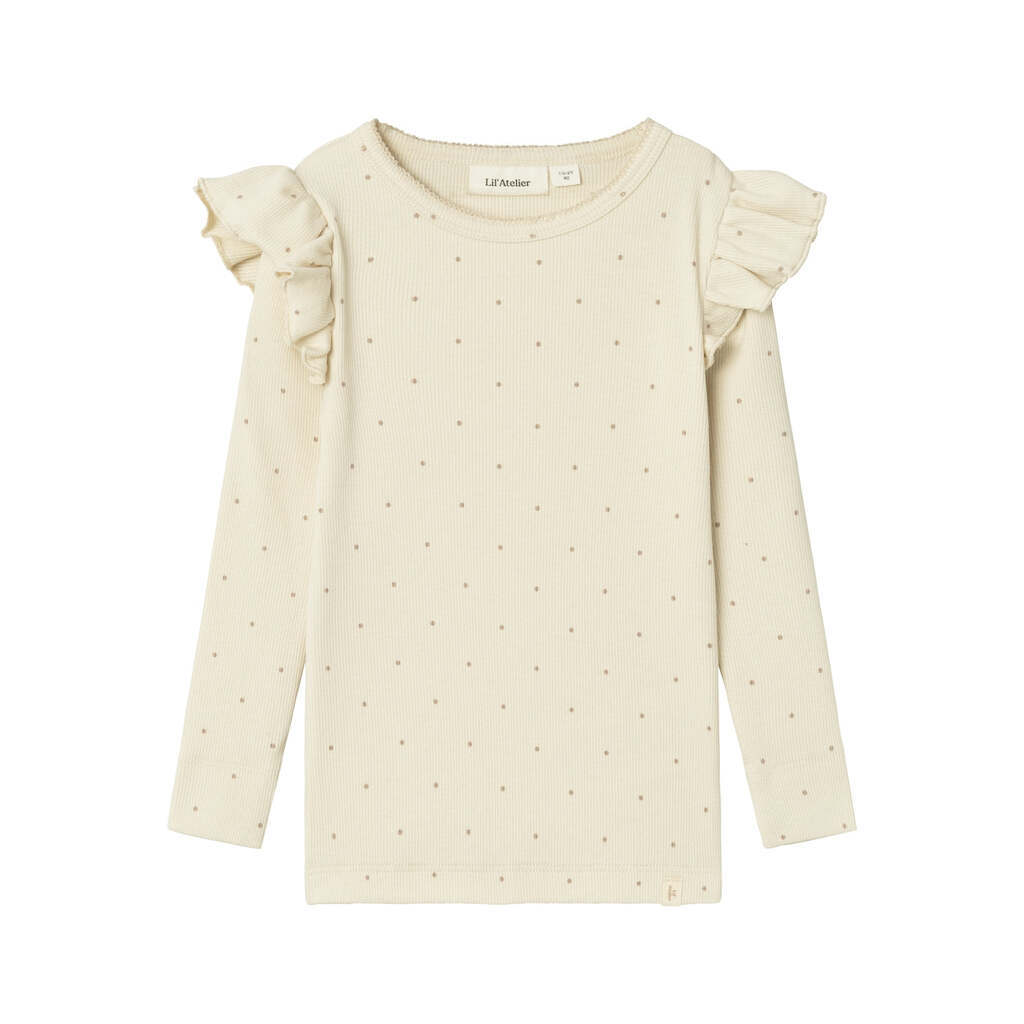Lil Atelier Gago Kuo Slim Shirt - Birch - 92 cm