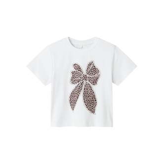 Name It Leoanja SS Top - Bright White - 92 cm