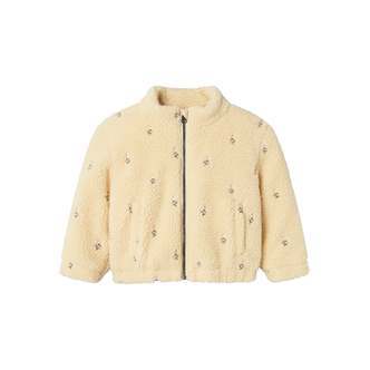 Lil Atelier Nalo Loose Jacket - Bleached Sand - 92 cm