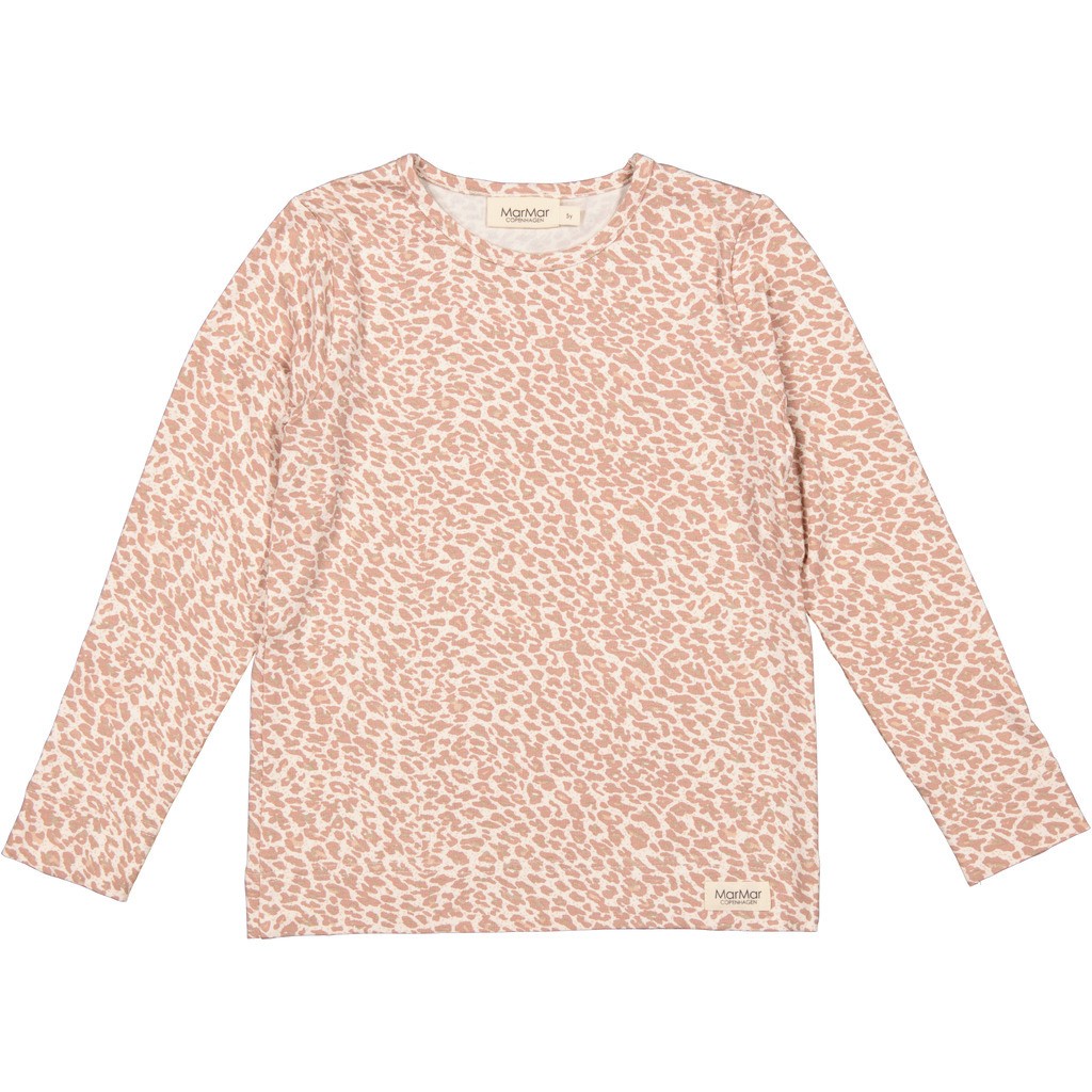 MarMar Leo Tee Bluse - Powder Taupe Leo - 92 cm